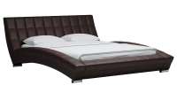 Кровать интерьерная Оливия 468 к/з (шоколад)