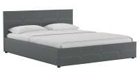 Кровать интерьерная Синди арт. 485 к/з (серый)