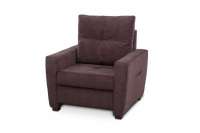 Кресло для отдыха "Дубай" (Vilvet Lux 07) коричневый