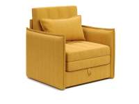 Кресло кровать Виола велюр желтый