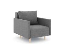 Кресло Mille Рогожка Дрим Грей