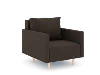 Кресло Mille Велюр Зара Браун 20