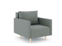 Кресло Mille Велюр Зара Графит 32