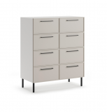 Комод Николь 3 Белый 0101РЕ/МАТ-04