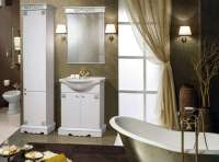 Набор мебели для ванной комнаты "Амелия"(серебро)КМК 0455