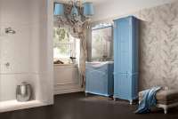 Набор мебели для ванной комнаты Версаль (Голубой) КМК 0454