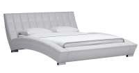 Кровать интерьерная Оливия 483 к/з (белый)